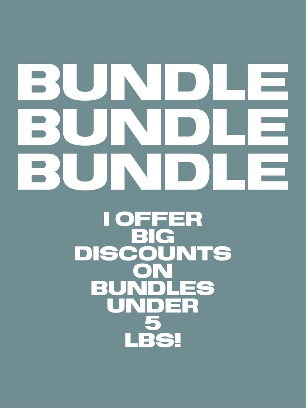 Bundles are a great way to save $$$!